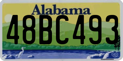 AL license plate 48BC493