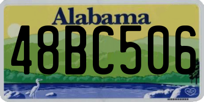 AL license plate 48BC506