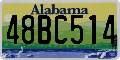 AL license plate 48BC514
