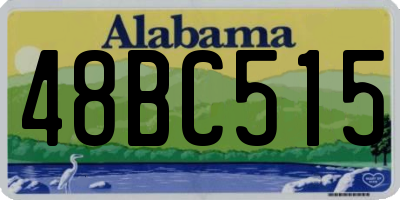 AL license plate 48BC515