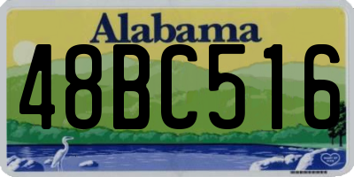 AL license plate 48BC516