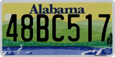 AL license plate 48BC517