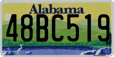 AL license plate 48BC519