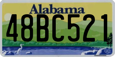 AL license plate 48BC521