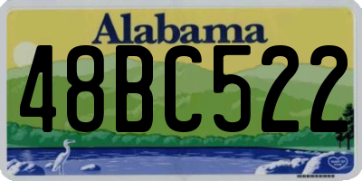 AL license plate 48BC522