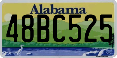 AL license plate 48BC525