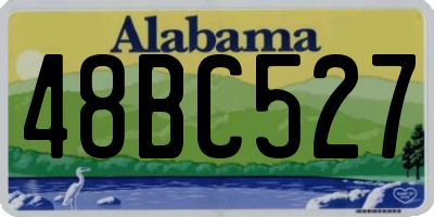 AL license plate 48BC527