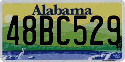 AL license plate 48BC529