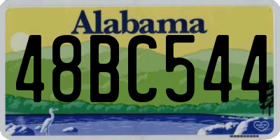 AL license plate 48BC544