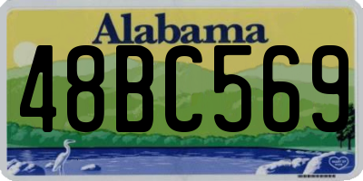 AL license plate 48BC569