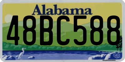 AL license plate 48BC588