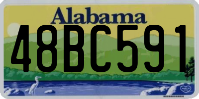 AL license plate 48BC591