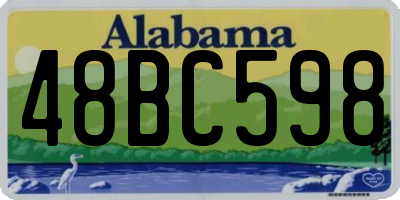 AL license plate 48BC598