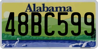 AL license plate 48BC599