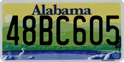AL license plate 48BC605