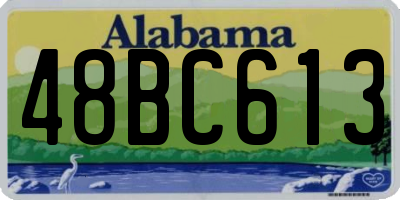 AL license plate 48BC613