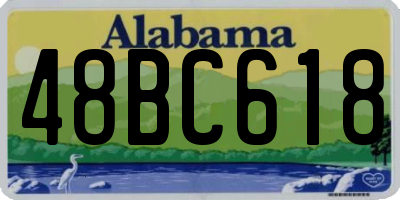 AL license plate 48BC618