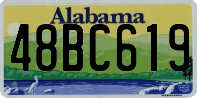 AL license plate 48BC619