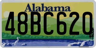 AL license plate 48BC620