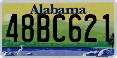 AL license plate 48BC621