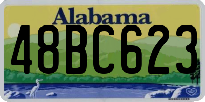 AL license plate 48BC623