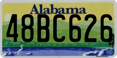 AL license plate 48BC626