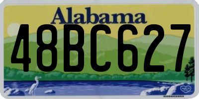 AL license plate 48BC627