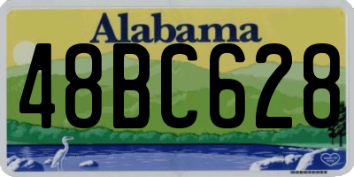 AL license plate 48BC628