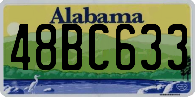 AL license plate 48BC633
