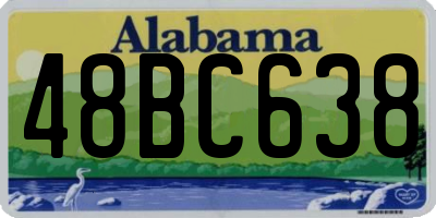 AL license plate 48BC638