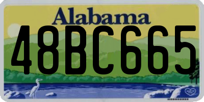 AL license plate 48BC665