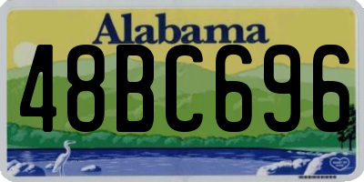 AL license plate 48BC696