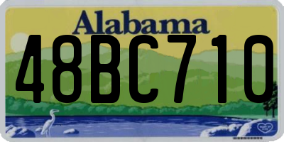 AL license plate 48BC710