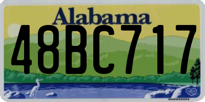 AL license plate 48BC717