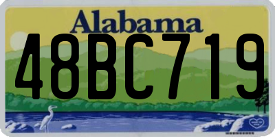 AL license plate 48BC719