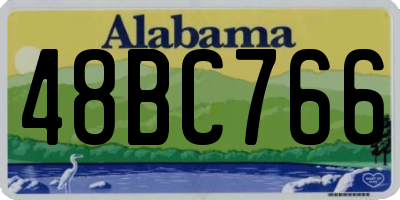 AL license plate 48BC766