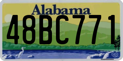 AL license plate 48BC771