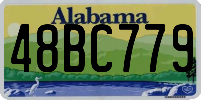 AL license plate 48BC779