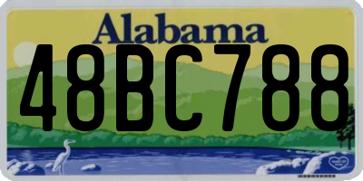 AL license plate 48BC788
