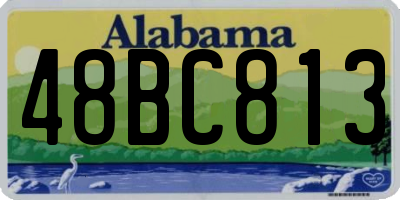 AL license plate 48BC813