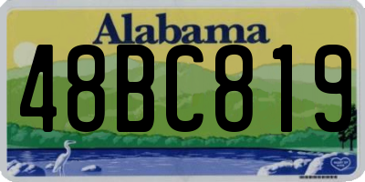AL license plate 48BC819