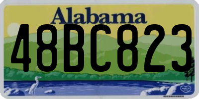 AL license plate 48BC823