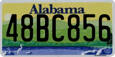 AL license plate 48BC856