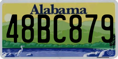 AL license plate 48BC879