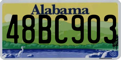 AL license plate 48BC903