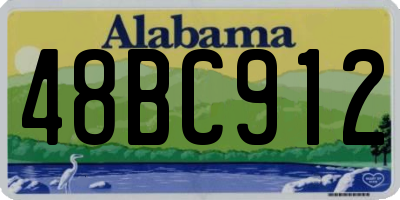 AL license plate 48BC912