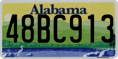 AL license plate 48BC913