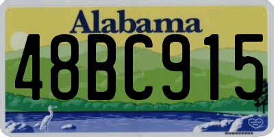 AL license plate 48BC915
