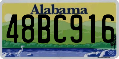 AL license plate 48BC916