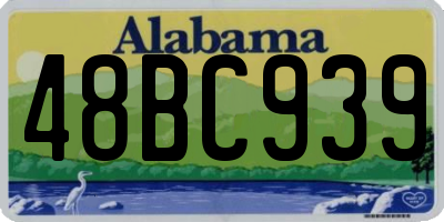 AL license plate 48BC939